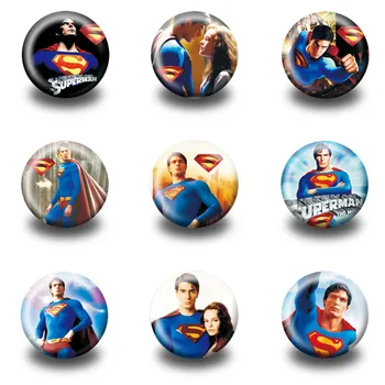 

9Pcs/Set Avengers Round Badges Heros Souvenir Icon Buttons Pins Badges Clothes Bag Accessories Gifts for Kid 3.0CM Diameter