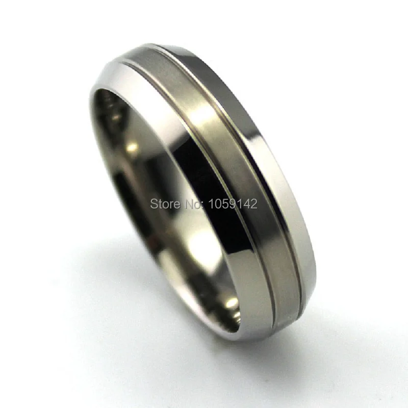 

Hot Sale In Canada Australia USA 7MM Pure Titanium Matte Ring Mens Wedding Band Jewelry Comfort Fit Alliance Jewelry WTI006RM