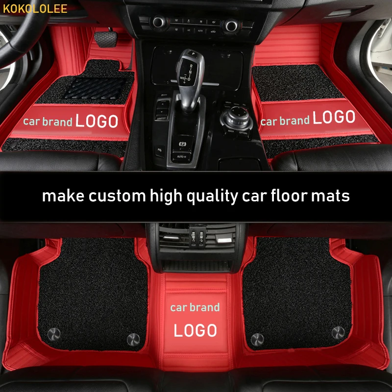 

kokololee car floor mat for Landrover LOGO Landrover Evoque RANGE ROVER Velar Discovery 3/4/5 Freelander 2 Discovery Sport Mats