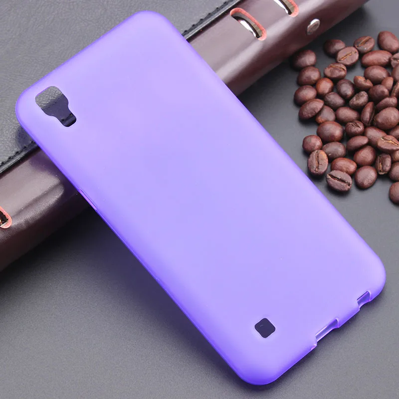 Гелевый ТПУ тонкий мягкий анти Лыжный чехол задняя крышка для LG X power K210 K220 K220ds LS755 K450 5,3 дюймовый резиновый силиконовый чехол для телефона - Цвет: Purple