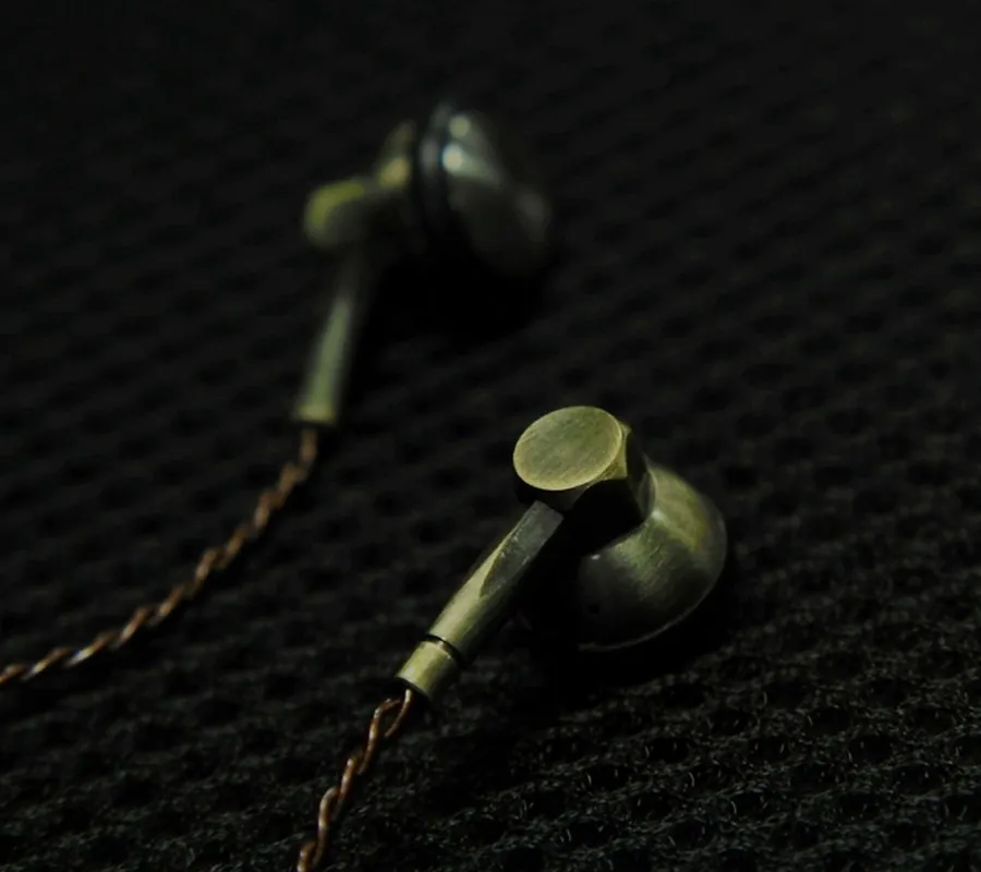 

Flat Head Earphone Copper Cavity Stereo Headset Metal Headphone for Phone/Player Vocals/Pop/ Light Music Ear Buds 3.5mm Earplug