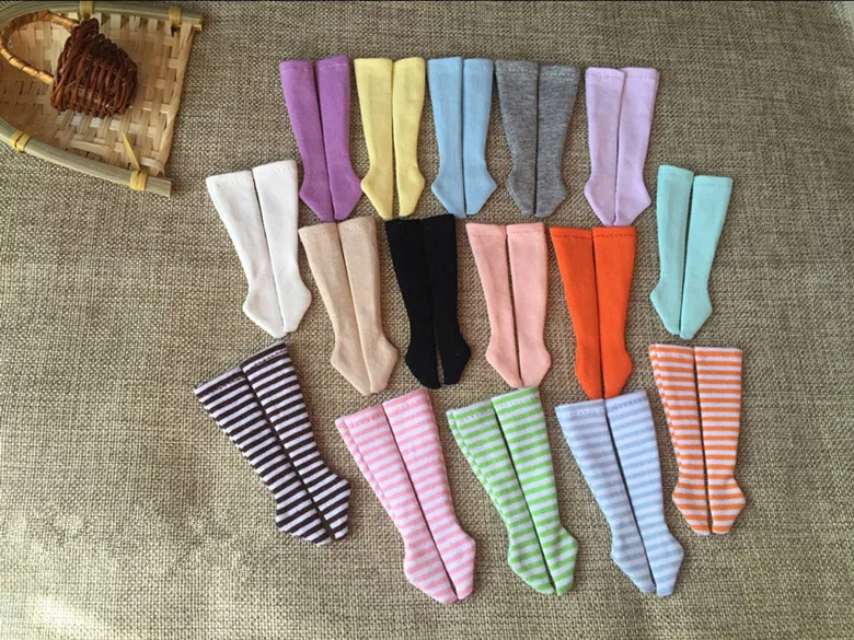 

Blythes doll socks stockings candy color stitching color can choose multiple doll accessories