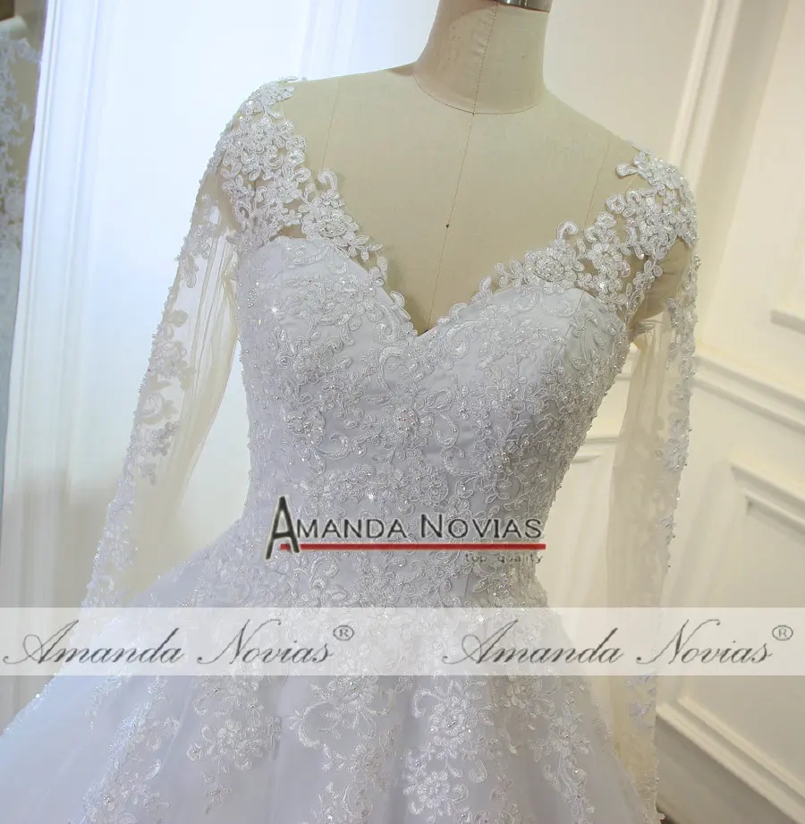 Кружевное Свадебное платье с кружевными рукавами, Милое Свадебное платье с открытой спиной