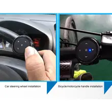 Автомобильный Bluetooth пульт дистанционного управления для мобильного телефона селфи видео рулевое колесо с одной ручкой кронштейн плеер приемник Пульт дистанционного управления