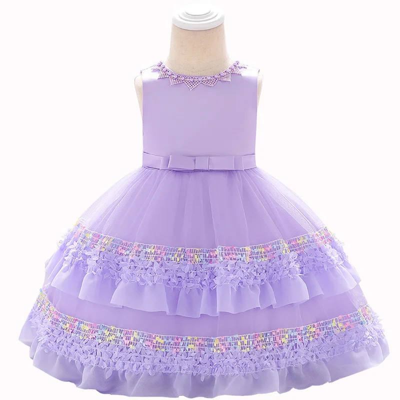 

Children's Summer Dress Wedding Dress Elegant Puff Princess Dress Birthday Party Elegant Dress