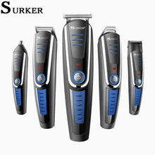 Многофункциональный триммер для волос 5 в 1 мужские профессиональные машинки для стрижки волос беспроводные электрические бритвы Ножницы для парикмахеров Эпиляторы для мужчин