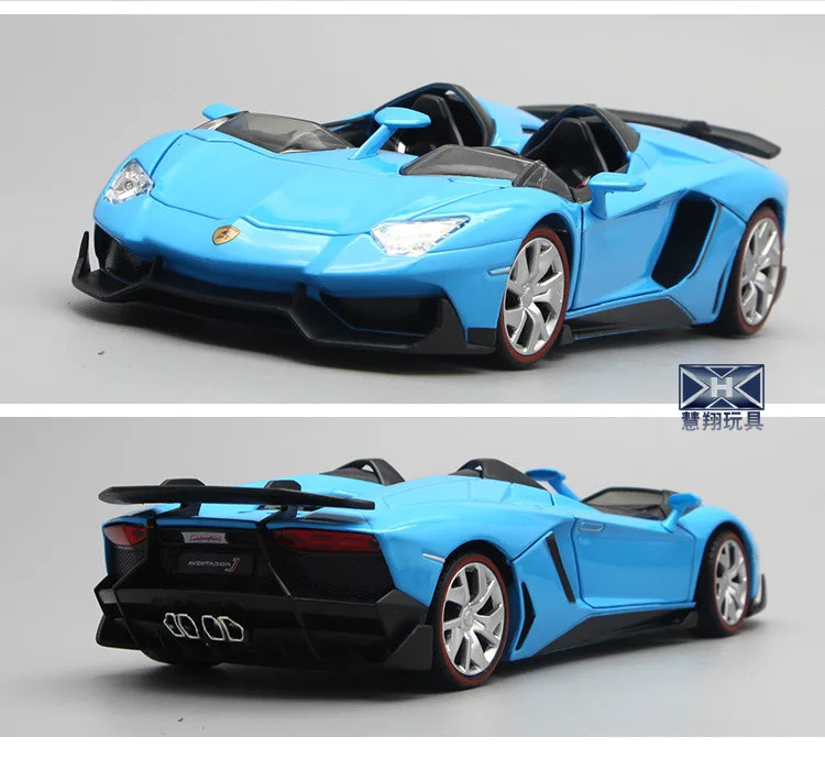 1:24 высокое моделирование Lamborghini утечки Топ статический сплав дисплей Модель автомобиля дисплей Статуэтка для детей Подарки