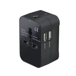 RBAYSALE Travel Adapter 4 в 1 адаптер с 2.1A Dual USB Универсальная Розетка AU США Великобритания ЕС конвертер Функция зарядка защитить