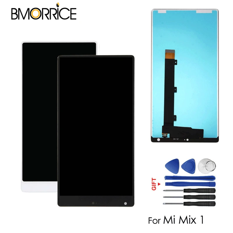 

6.4 Inch Original LCD Display For Xiaomi Mi Mix Touch Screen Digitizer Assembly Replacement Parts No Frame Black White