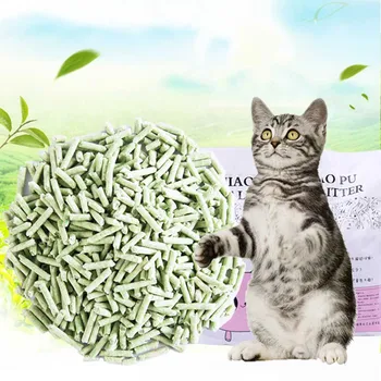 Green tea high efficiency dust free water absorption litter 1