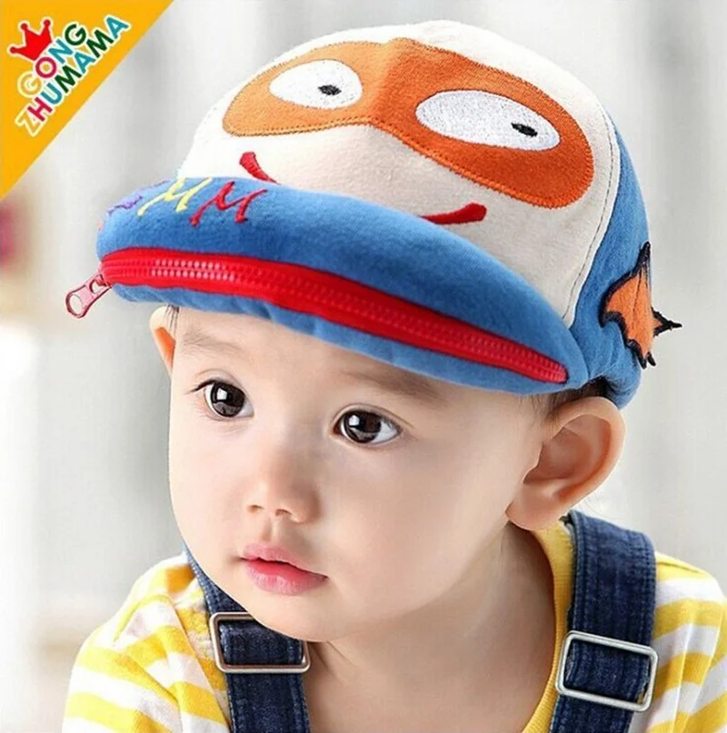 new fashion newborn baby boy hats cotton baby batman cap cute