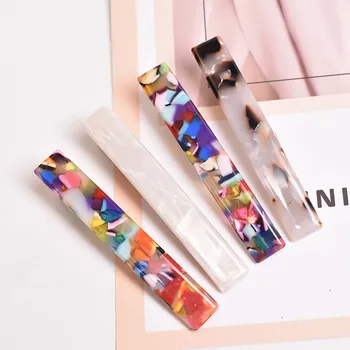 

New Fashion Luxury Crystal Acetic Acid Hair Clips Leopard Acrylic Hairpin Hair Accessories for Women Hairgrip Dropshipping