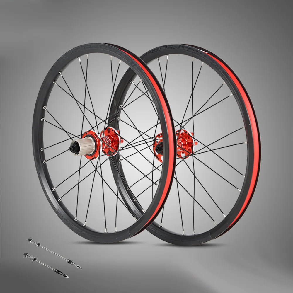 BMX MTB складной велосипед 20 дюймов 24 Отверстия алюминиевый сплав 4 обода мм
