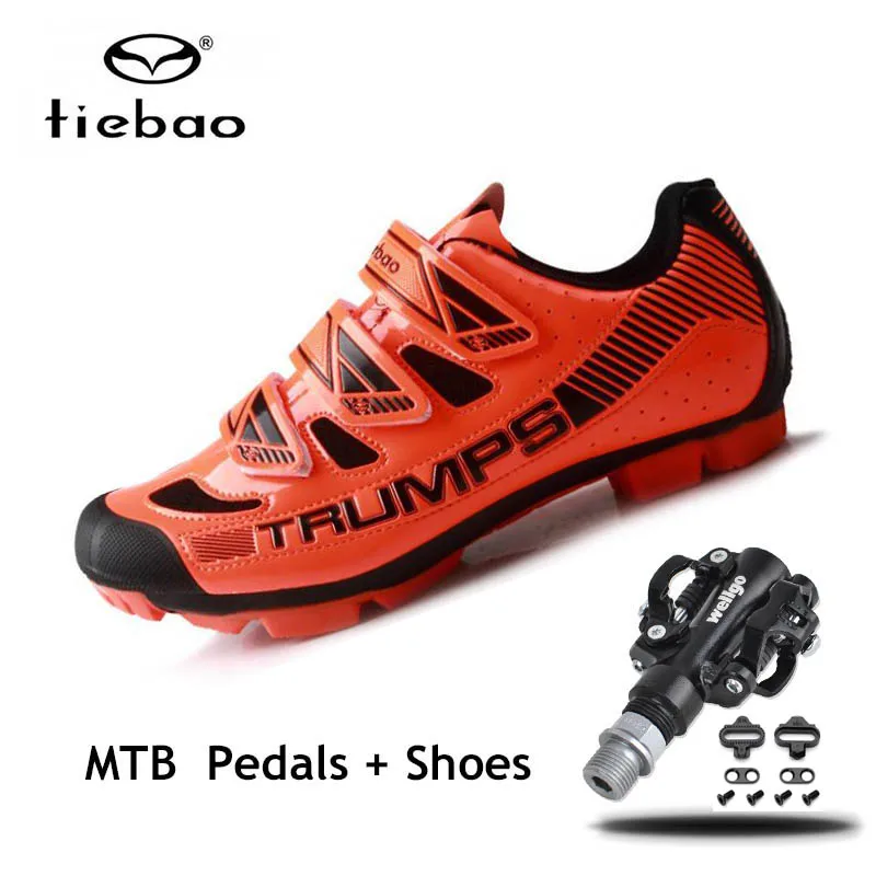 

Tiebao Professional MTB Cycling Shoes Men Women SPD Pedals Breathable Anto-lock Riding Bicycle Bike Shoes Mountain Bike Shoes