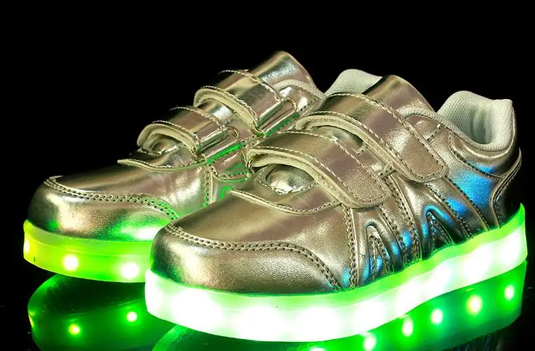 Г. Размер 25-37, детские кроссовки, модные, с зарядкой через usb, с подсветкой, цветной светодиодный свет, детская обувь повседневная обувь на плоской подошве для мальчиков и девочек