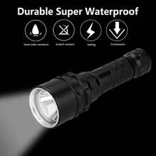 Free Shipping Hot SKYRAY 2000 Lumens 12W 100m CREE XM-L LED Diving Flashlight Torch Waterproof Light 18650 battery Charger lamp free shipping original jetbeam pa40 cree xm l led 468 lumens flashlight daily torch compatible with 4 aa battery