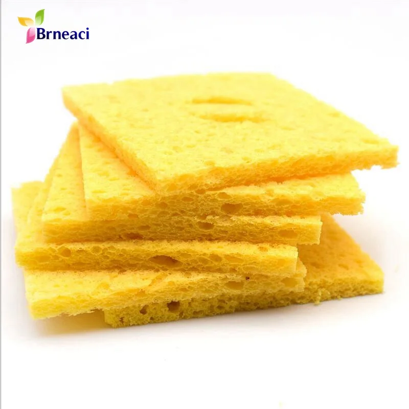

2pcs 5pcs High Quality High Temperature Resistance Sponge Mat Soldering Station Solder Iron Tip Clean Remove Tin Tools