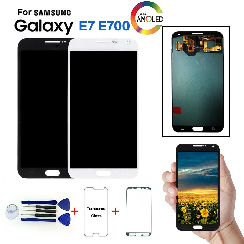 AMOLED untuk Samsung Galaxy E7 SM E700F 