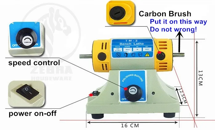 1 шт. Полировочный шлифовальный диск оправки для TM 2/BENZ Bench Grinder R маркированный