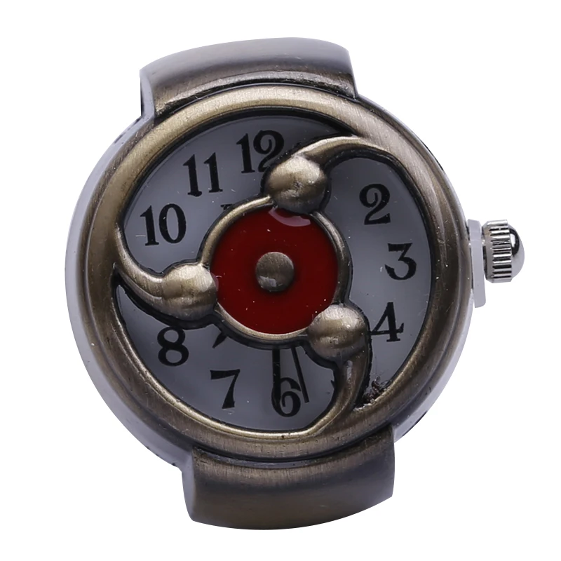 

2 PCS Free shipping 2016 Popular Creative Lady Girl Steel Round Elastic Quartz Finger Ring Watches