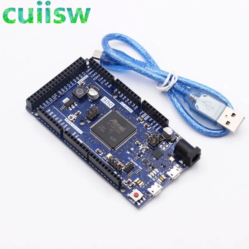 

For arduino Due 2012 R3 ARM Version Main Control Board SAM3X8E 32-bit ARM Cortex-M3 / Mega2560 R3 Duemilanove