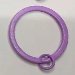 10 шт/30 мм цветной металлический ключ унисекс брелок DIY аксессуары - Цвет: 15