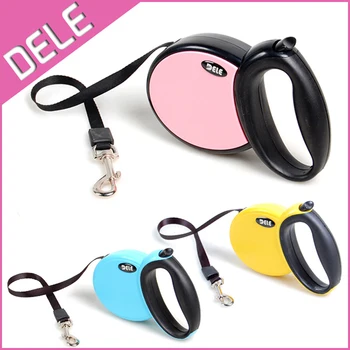 

50Pcs/Lot 3M 4M 5M Flexible Retractable Extending Pet Dog Cat Leads Leash Automatic Retractable Dog Leashes