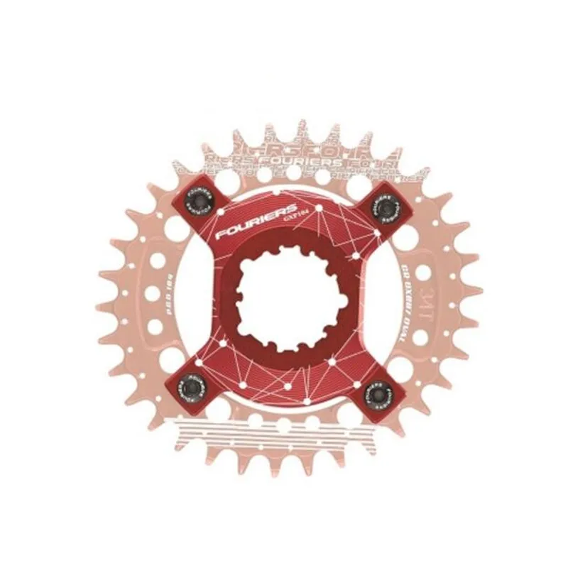 FOURIERS CNC MTB рукоятка велосипеда сделанный паук адаптер для PCD 104 цепное кольцо