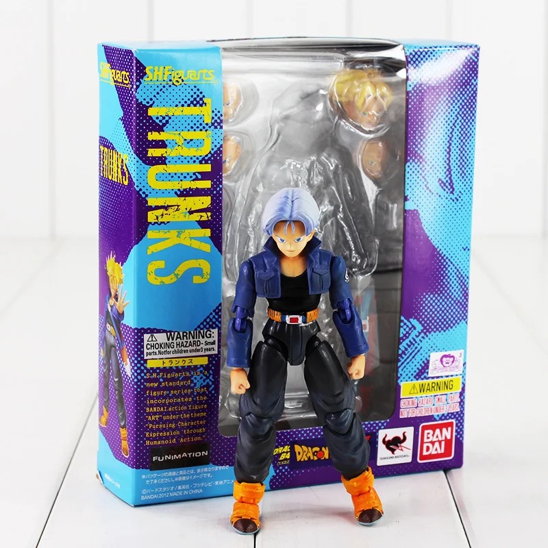 

High quality Trunks SHFiguart Dragon Ball Z dragonball PVC Figure Toy with Box