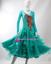 Standard Ballroom Dance Dresses Women 2017 New High Quality Custom Made Stage Tango Waltz Competition Ballroom Dancing Dress