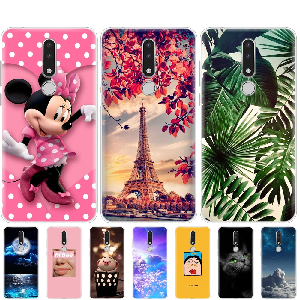

Phone Case For Nokia 3.1 Plus Case Cover Cute Silicone Soft tpu Back phone Cover Nokia3.1 For Nokia 3.1 Plus 2018 coque bumper