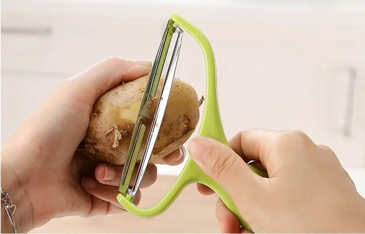 

Salad Vegetables Peelers Cutter Kitchen Tools Wide Mouth Knife Cabbage Peeler Grater Fruit High Quality Slicer Potato Peeler 70