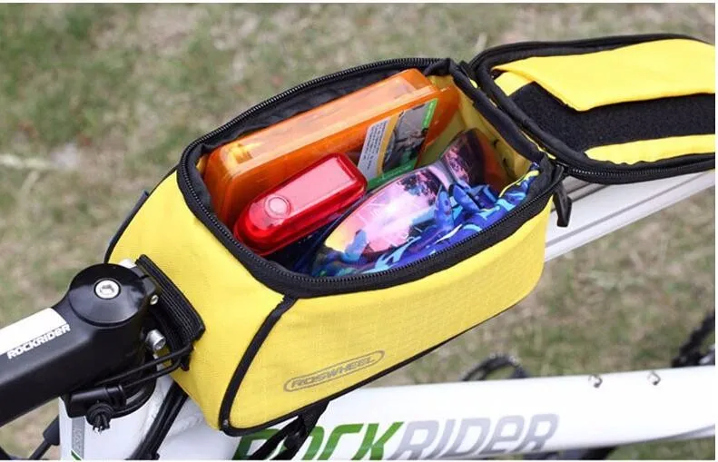 Discount ROSWHEEL Outdoor Waterproof Cycling Bicycle Bag MTB Bike Frame Tube Panniers Touchscreen Phone Case Reflective Bags 4.2"4.8"5.5" 4 Discount ROSWHEEL Outdoor Waterproof Cycling Bicycle Bag MTB Bike Frame Tube Panniers Touchscreen Phone Case Reflective Bags 4.2"4.8"5.5" 4