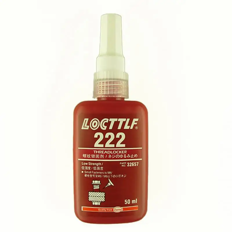 

222 50ml Cylindrical Retainer Locking Adhesive Metal Screw Anaerobic Adhesive Thermal Strength Environment Glue