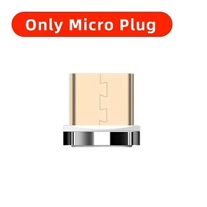 Магнитный USB кабель для Micro USB и type C супер зарядное устройство для huawei 3A Быстрая зарядка магнит зарядное устройство Micro USB usb c шнур для Xiaomi - Цвет: Only Micro Plug