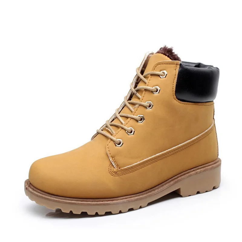 Plein 2017 camouflage Fur Bottes Botas Moto Respirant Air En Fur Femininal Cheville yellow D'hiver brown Neige Fur Femmes Mode Black With De zAwaz0qHr