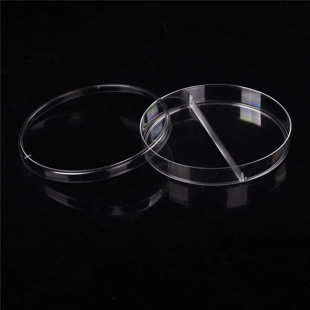 10pcs Disposable Practical Sterile Petri Dishes with Lids for Lab 90mm