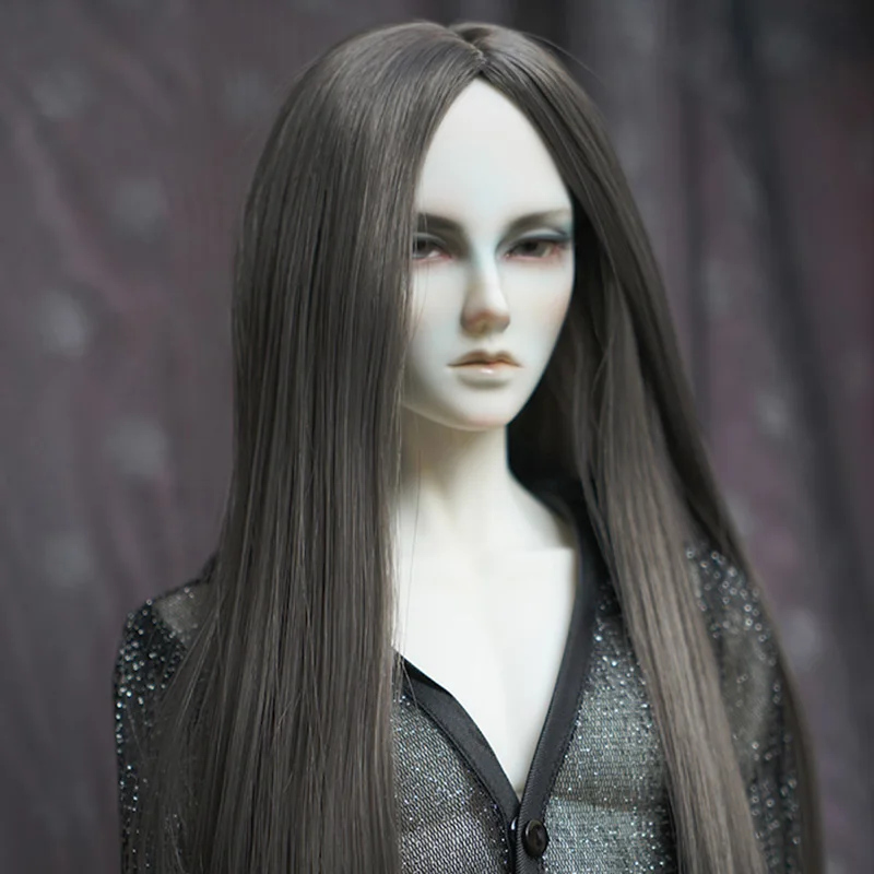 Bybrana 1/3 1/4 1/6 1/8 парики для шарнирной куклы длинные прямые волосы высокая Температура волокна для куклы