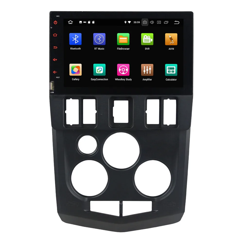 Perfect KLYDE 8" 4G WIFI Android 8.0 Octa Core 4GB RAM 32GB ROM RDS BT Car DVD Multimedia Player Stereo Radio For Renault Logan L90 2015 1