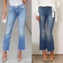 Джинсы для мамы; большие размеры; уличный стиль; женская одежда с карманами; хлопковые расклешенные штаны на каждый день; корейская мода; ; Черная мама