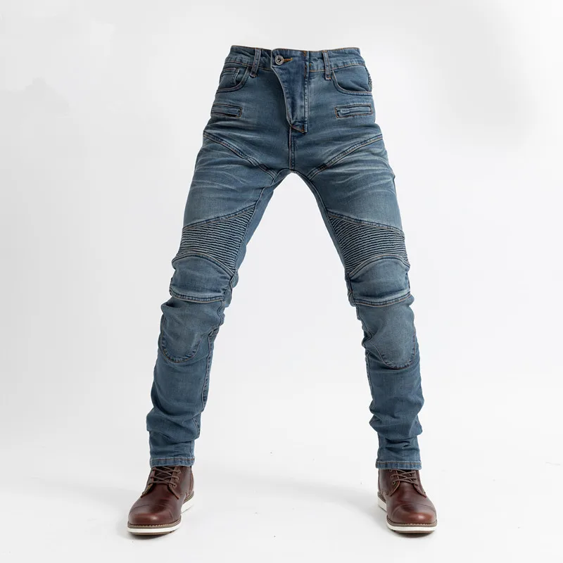 

2019 Komine Motorcycle PK718 Jeans Motorcycle Men's Off-road Jeans/Ridling Pants Motocross Trousers With Protect Equipment