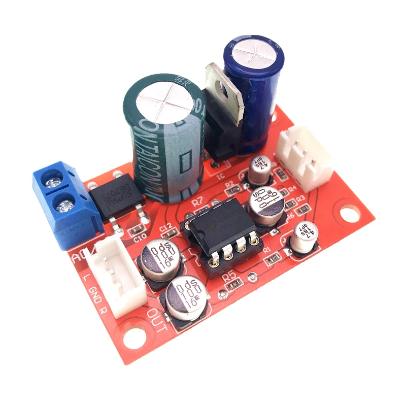 NE5532 усилитель предусилитель доска Аудио аудио стерео модуль DC 9v 24v / AC 8v 16v DIY