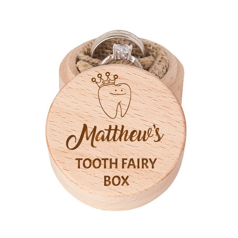 Cusotm Baby Tooth fary Box Персонализированные именные зубные Феи коробка подушка Keepsake Lost