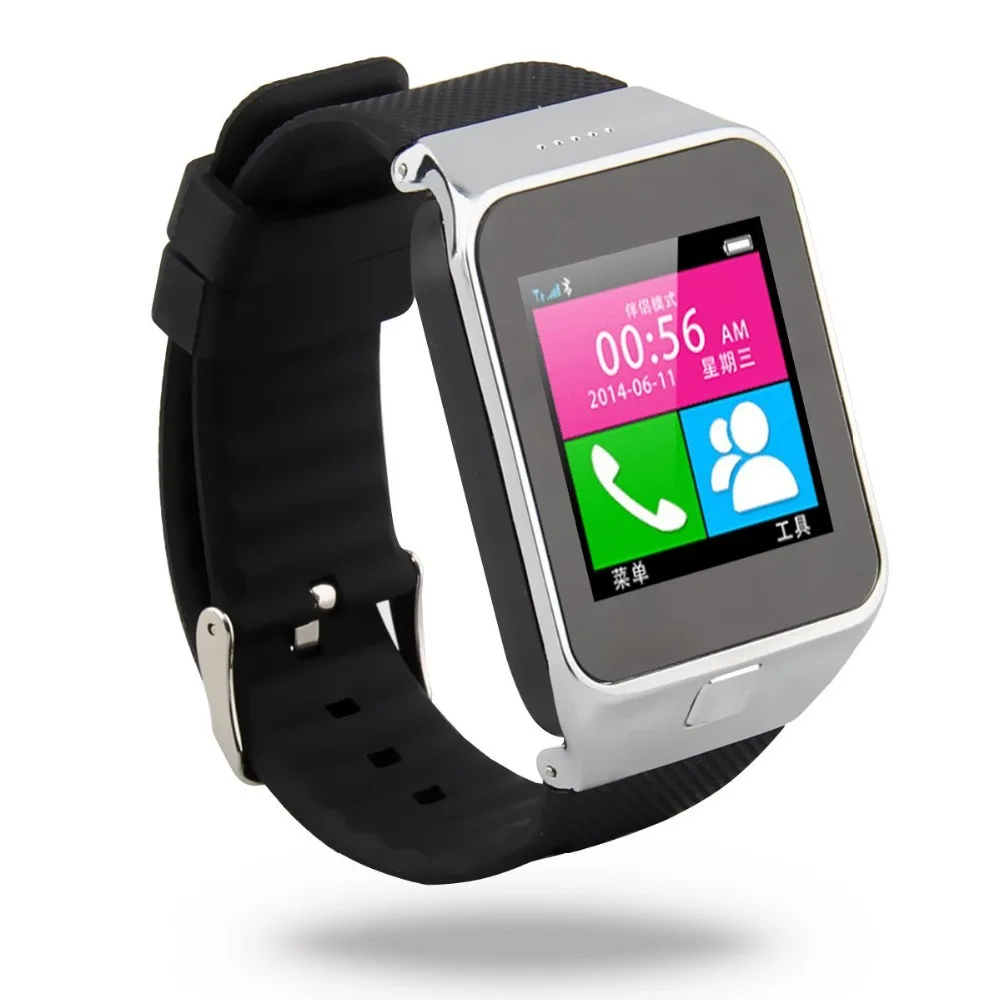 

New 1.54 inch LCD Bluetooth Smart Wrist Watch Phone Mate Pedometer Sleep Monitor SIM FM Selfie Shutter Sync for IOS Android