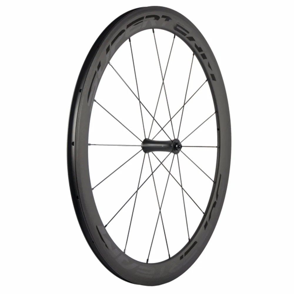 Perfect SUPERTEAM Carbon Wheelset 700C Clincher Wheels 50mm Road Bicycle Wheelset Tubular 23mm with Powerway R7 Hub Fast shipping 2