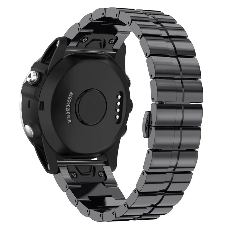 

HOT Stainless Steel Watch Band With Screwdriver Watchband for Garmin Descent Mk1 D2 Charlie Fenix 5X Drop shipping