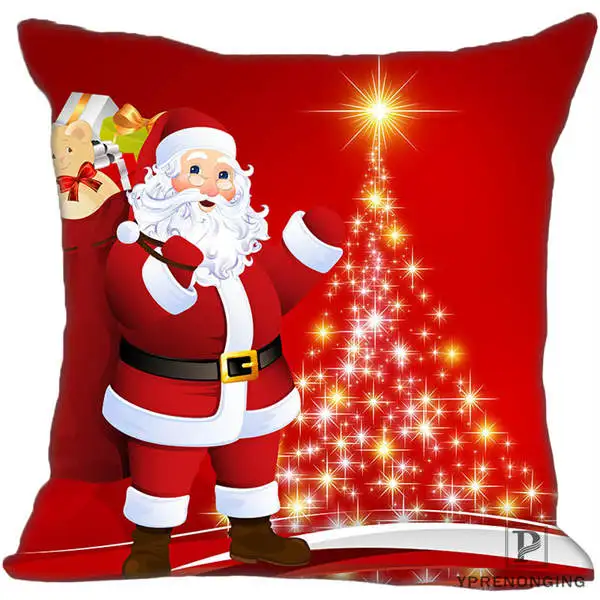Декоративная наволочка Mrry на заказ, Рождественская квадратная Наволочка на молнии, лучший подарок 35X35,40x40,45x45 см(одна сторона) 180516-25 - Цвет: Square Pillowcases