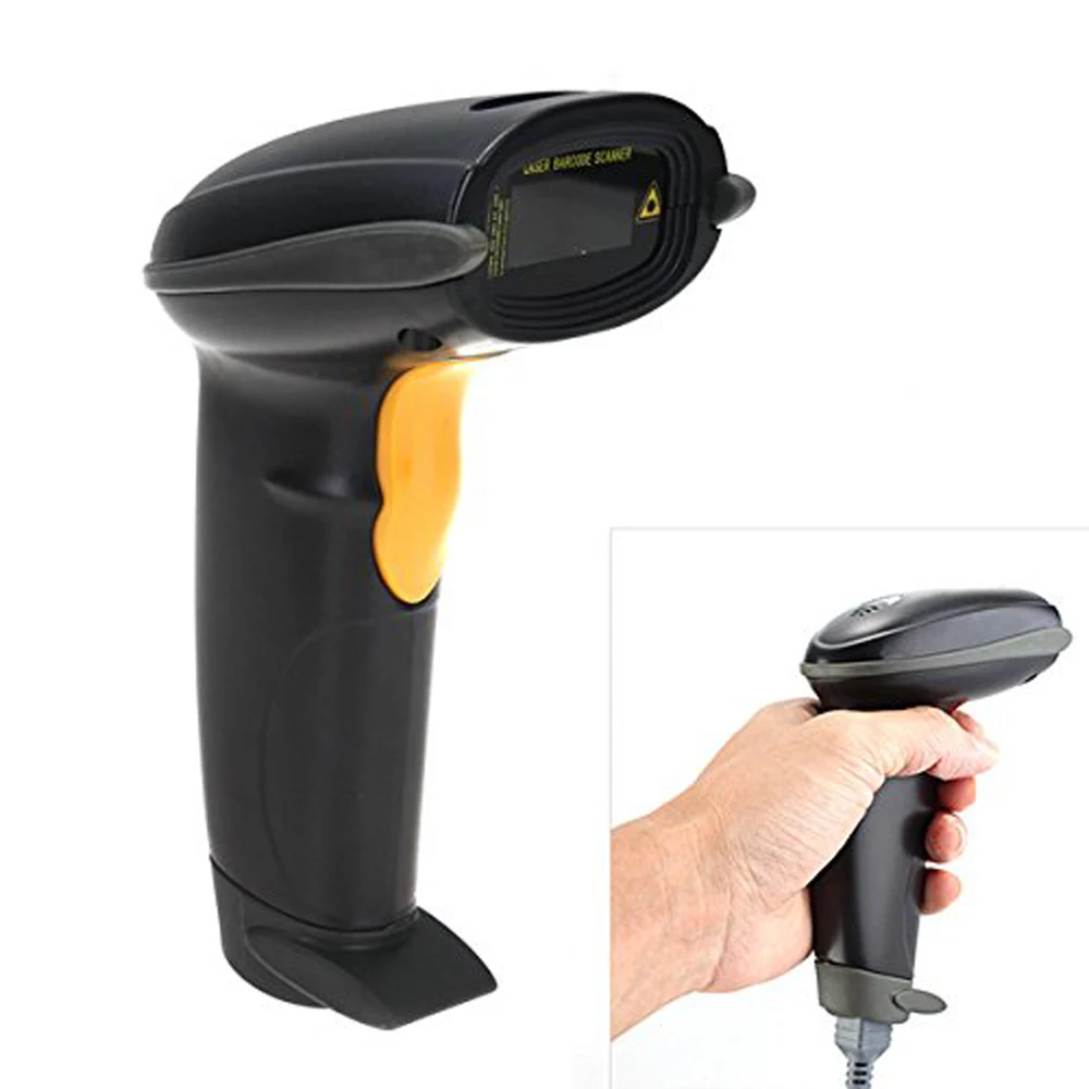 NOYOKERE Best New Promotions 1Pc POS Supermarket Handheld Wired Laser Barcode Scanner Bar Code