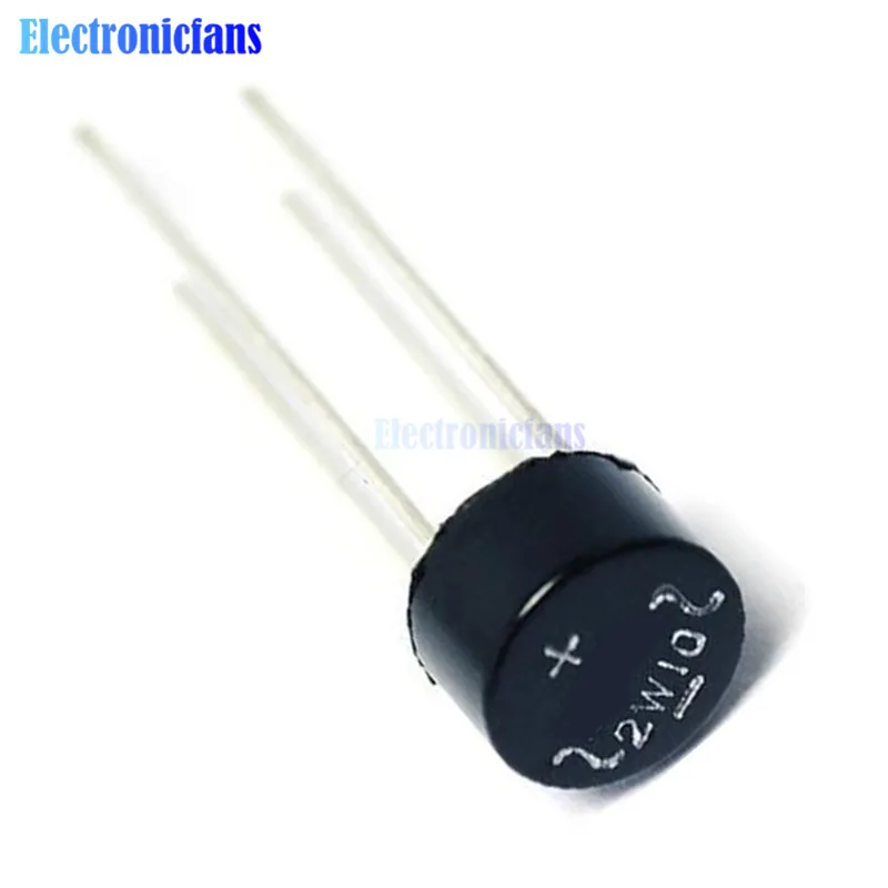 

10PCS/lot 2w10 2A 1000V diode bridge rectifier 2W10