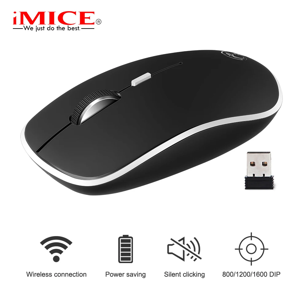 iMice Wireless Mouse Computer Slient mouse For font b PC b font Laptop font b Mini